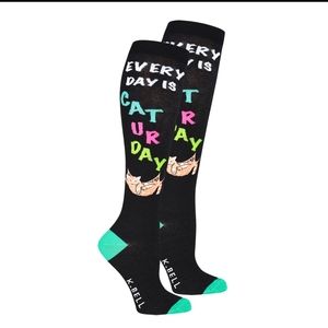 2 PAIRS OF K. BELL CATURDAY KNEE HIGH SOCKS